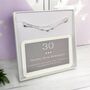 30th Birthday Sterling Silver Three Star Bracelet, thumbnail 1 of 3