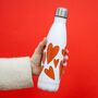 Hearts Valentine's Thermos Water Bottle, thumbnail 1 of 5