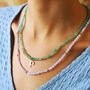 Personalised Layered Gemstone Bead Necklace, thumbnail 1 of 10
