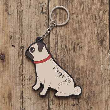 Personalised Father's Day Keyring From The Dog, 11 of 12