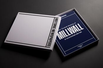 Millwall Fc Personalised Football Gift The Den Newspaper History Book, 3 of 12