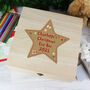 Personalised Christmas Eve Wooden Keepsake Box, thumbnail 2 of 4