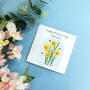 Personalised Daffodil Mother's Day Card, thumbnail 5 of 7