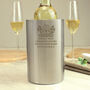 Housewarming Gift Personalised Wine Cooler, thumbnail 3 of 4