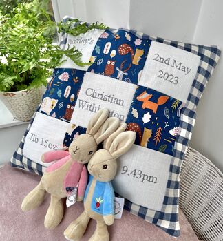 Woodland Animals Memory Cushion, 2 of 7