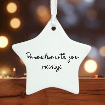 Personalised Porcelain Star Keepsake For All Occasions, 2 of 2