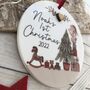 Personalised Baby's First Christmas Dec, thumbnail 2 of 3