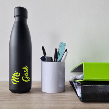Personalised Teacher Coloured Water Bottle, 4 of 9