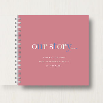 Personalised 'Our Story' Memory Book Or Album, 12 of 12