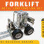Make Your Own Forklift Truck Mini Metal Construction Set, thumbnail 5 of 6