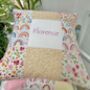 Rainbows And Buttercups Name Cushion, thumbnail 5 of 7