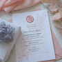 Pink Floral Christening Invitations, thumbnail 1 of 7