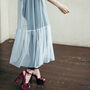 Simple Bridal Overlay Dress For Weddings, thumbnail 3 of 11
