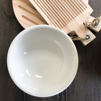 Large White Ceramic Bowl, 2 of 3