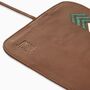 Leather Tech Roll Organiser With Optnl Access., Tan, thumbnail 4 of 5
