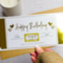 Birthday Scratch And Reveal Surprise Ticket, thumbnail 2 of 2
