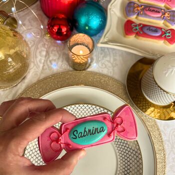 Personalised Christmas Cracker Biscuits, 3 of 8