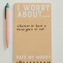 Rate My Worry Note Pad, thumbnail 2 of 4