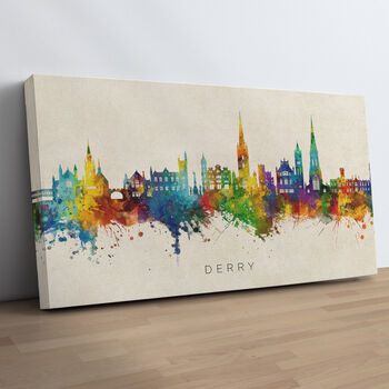 Derry Skyline Cityscape Art Print, 10 of 12
