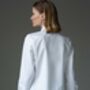 Claudette White Organic Cotton Shirt, thumbnail 2 of 5