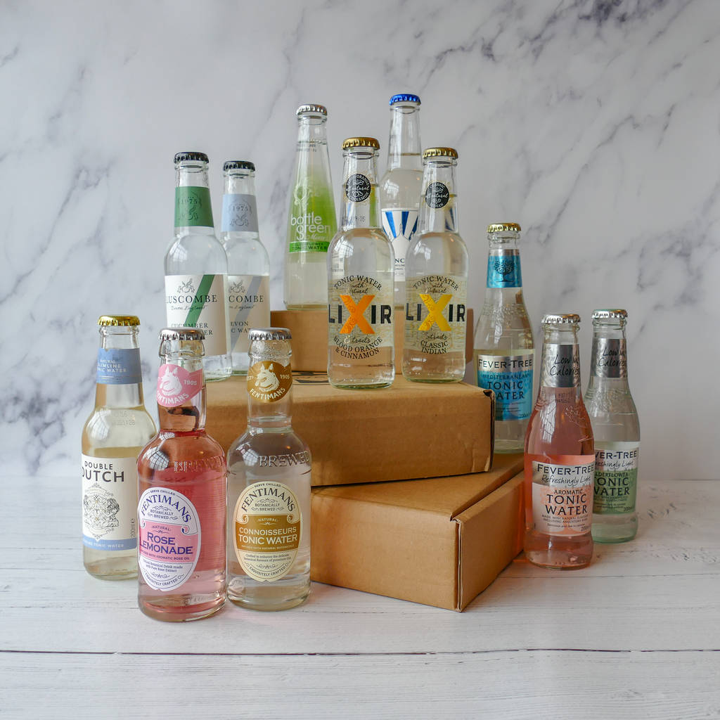 12 Tonics And Mixers Tasting Set For Gin Or Spirits By TASTE cocktails