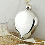 Heart Shaped Valentines Hip Flask Personalised, thumbnail 1 of 5