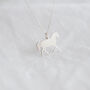 Dainty Silver Horse Necklace, Horse Lover Jewellery, Silver Pony Pendant Necklace, thumbnail 11 of 12