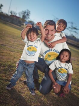 Summer Holiday Matching T Shirts, 5 of 9