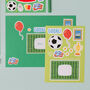 Football Birthday Card With Stickers, thumbnail 5 of 7