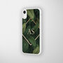 iPhone Case Personalised Art Deco Leaves, thumbnail 4 of 4