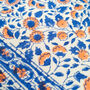 Set Of Indian Hand Block Printed Placemats, Blue, thumbnail 9 of 11
