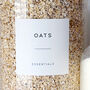Ribbed Glass Storage Jar With Personalised Label, thumbnail 8 of 12