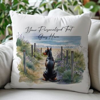 Personalised Doberman Dog Beach Walk Collection, 3 of 8