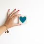 Reclaimed Wood Mini Heart Block, thumbnail 1 of 9