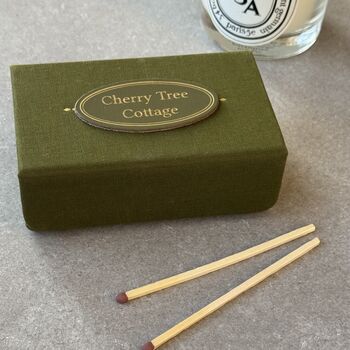 Personalised Refillable English Handmade Matchbox, 2 of 10