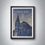 Oran Mor Glasgow Travel Poster Art Print, thumbnail 1 of 8