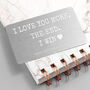 Personalised 'I Love You More' Wallet Keepsake, thumbnail 1 of 4