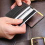 Personalised Leather Card Holder, thumbnail 3 of 7