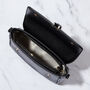 Personalised Custom Embossed Soft Faux Leather Satchel Cross Body Bag, thumbnail 2 of 8