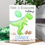 Personalised Dinosaur Relation Birthday Card, thumbnail 3 of 9
