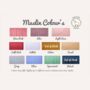 Personalised Name Muslin Nursery Cushion Cover, thumbnail 6 of 8