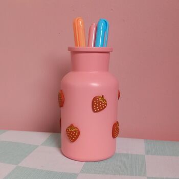 Hand Decorated Strawberry Mini Vase, 5 of 5