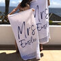 Couples Beach Towel, thumbnail 2 of 2