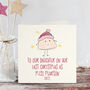 To Daughter On Her Last Christmas As Miss Personalised Card, thumbnail 1 of 4