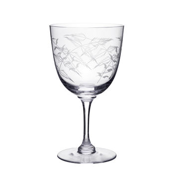 Set Of Six Fern Design Wine Glasses, 2 of 3