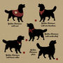 Personalised Golden Retriever Print For One Or Two Dogs, thumbnail 2 of 12