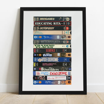 43rd Birthday Gift Films From 1983 Personalised Print, 4 of 8