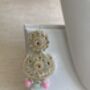 Green And Pink Pearl Lightweight Gold Plated Indian Set, thumbnail 8 of 9