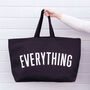 'Everything' Black Really Big Bag, thumbnail 5 of 8