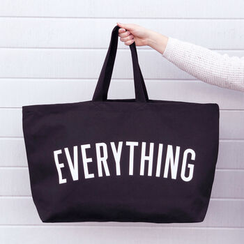 'Everything' Black Really Big Bag, 5 of 8